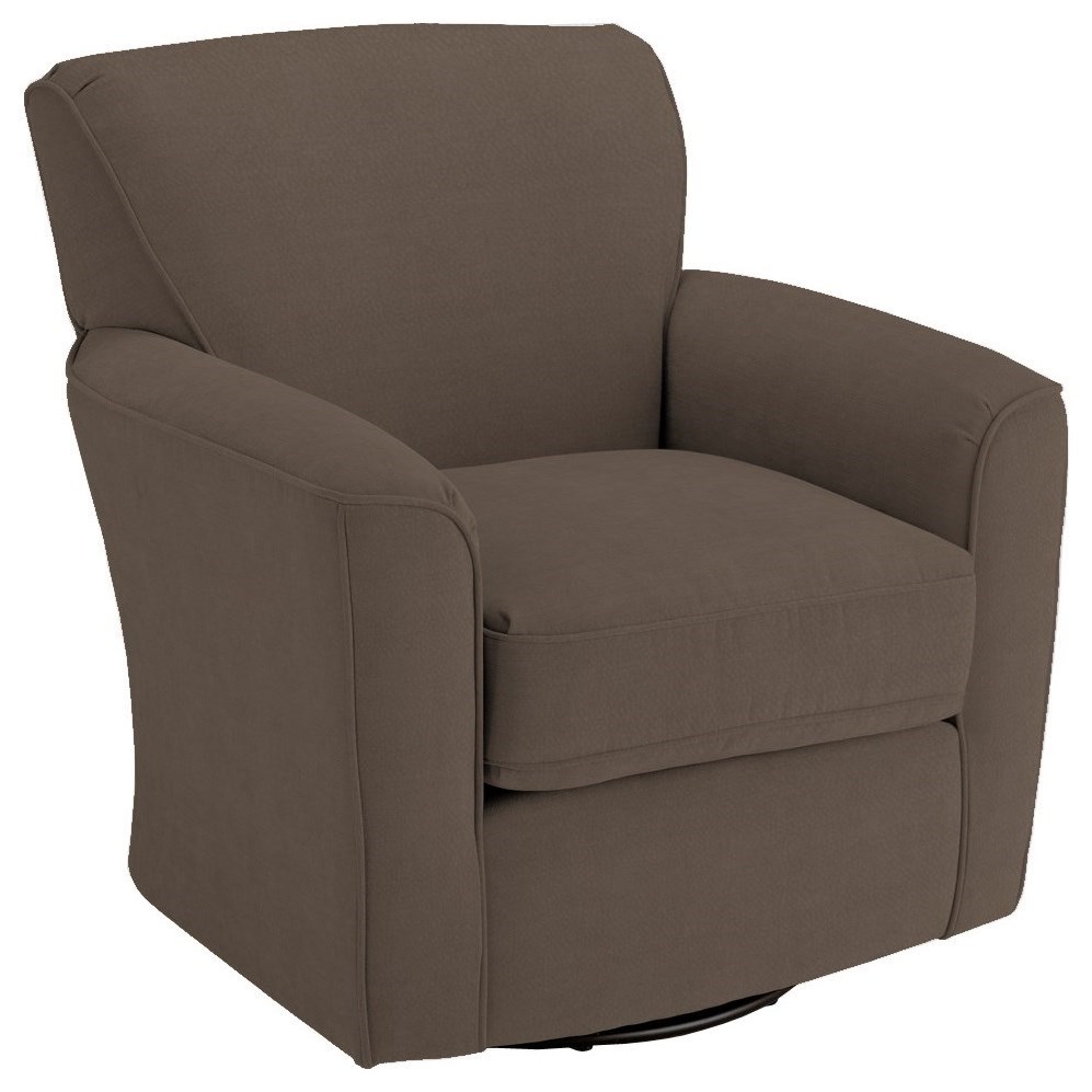 Best Home Furnishings Kaylee 2888 Kaylee Swivel Barrel Chair Howell Furniture Uph Upholstered Chairs